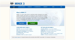 Desktop Screenshot of minix3.org